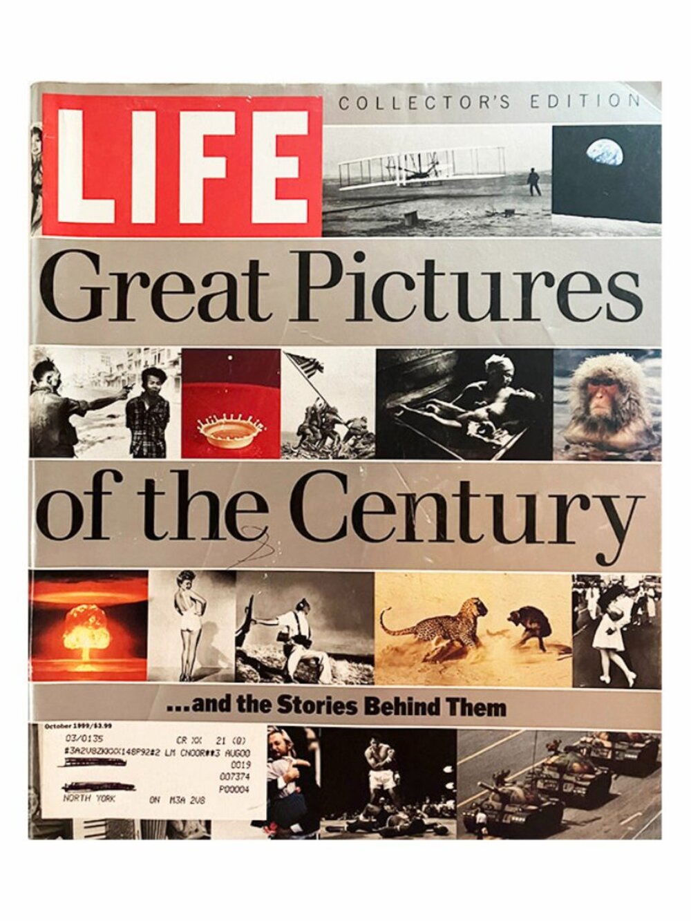 VTG 90s Life Magazine Collectors Edition October 1999 Great Pictures of the Cent